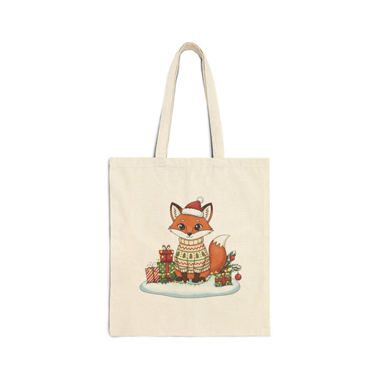 Glossy Strawberry Fox Tote | Y2K Fruit Art, Candycore 3D Print