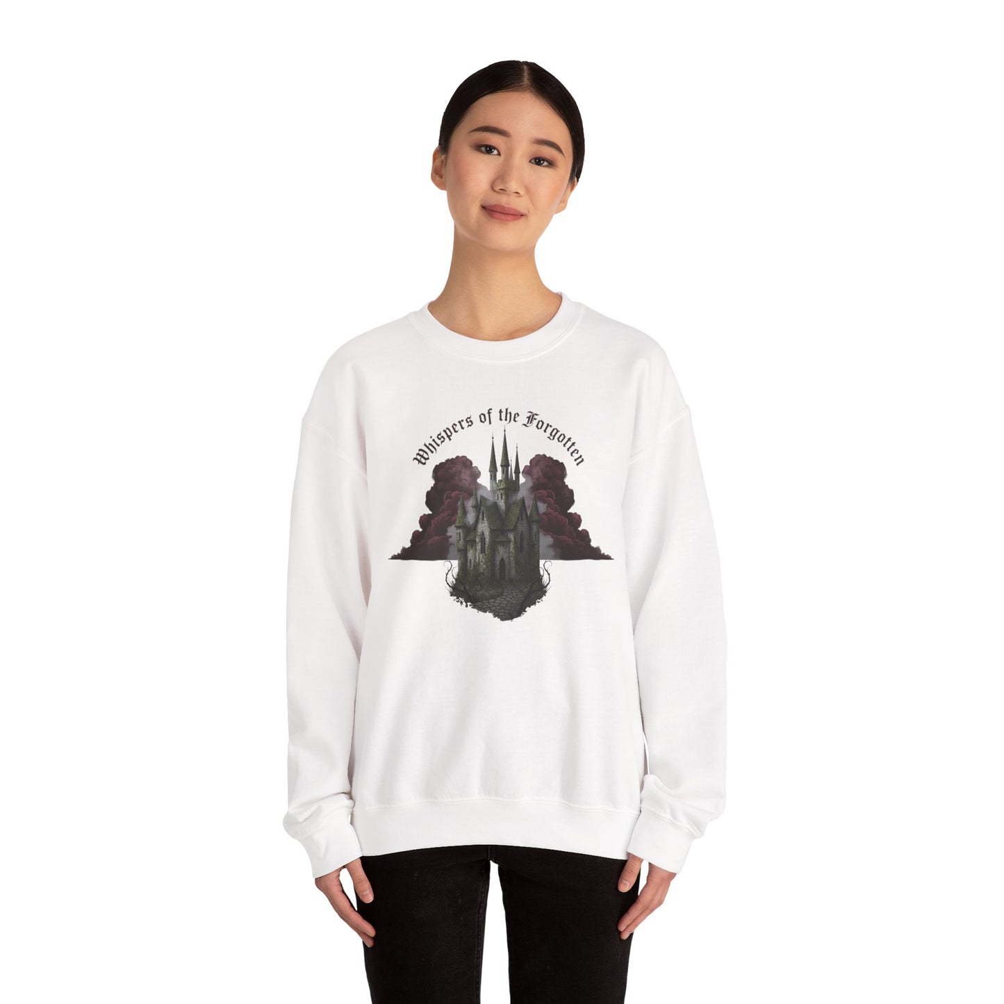 Whispers of the Forgotten Crewneck Sweatshirt | Castlecore, Dark Academia