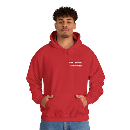 Can I Afford to Breath? Hoodie – Graphic Statement Pullover
