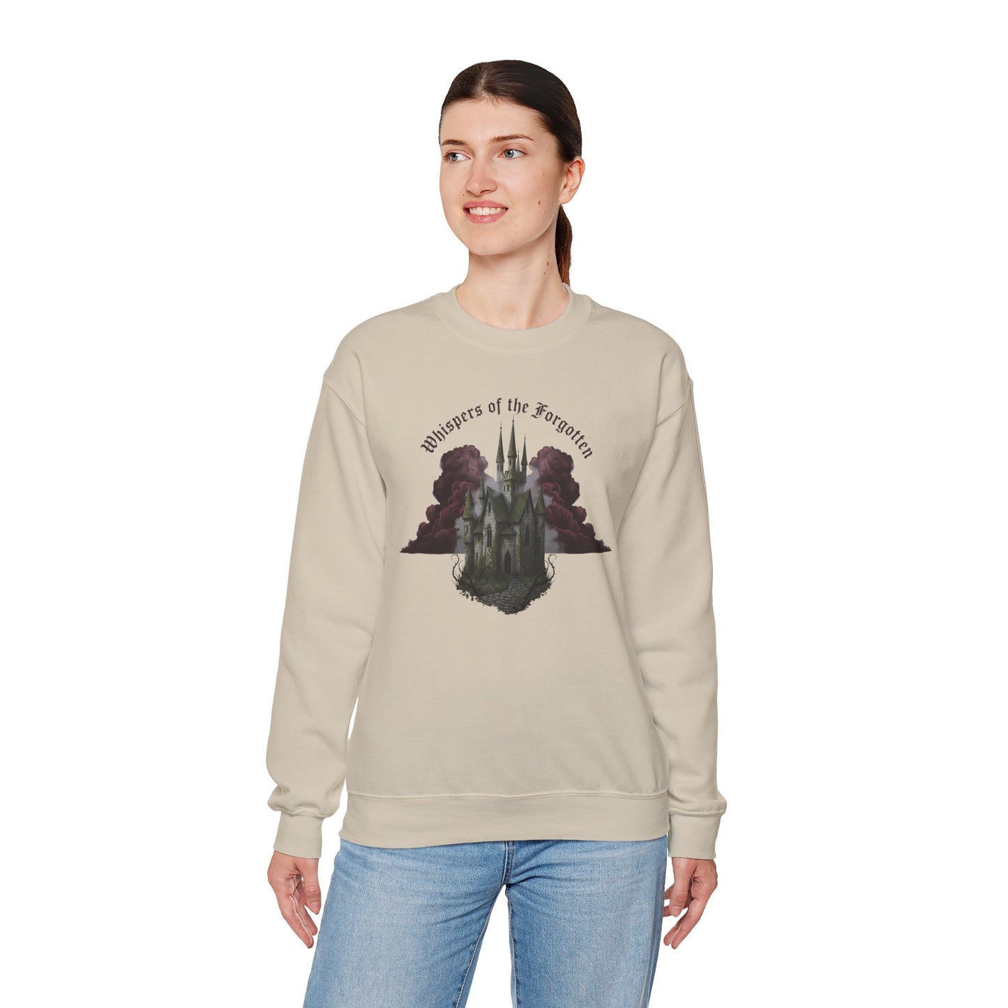 Whispers of the Forgotten Crewneck Sweatshirt | Castlecore, Dark Academia