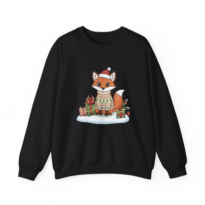 Cute Fox Crewneck Sweatshirt | Y2K Fruit Art, Candycore Gloss