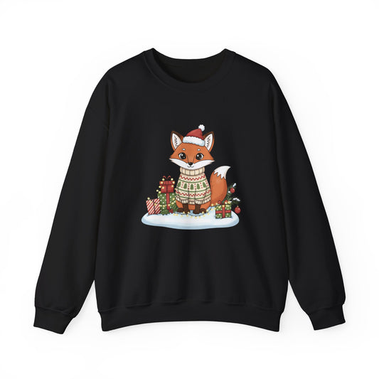 Cute Fox Crewneck Sweatshirt | Y2K Fruit Art, Candycore Gloss