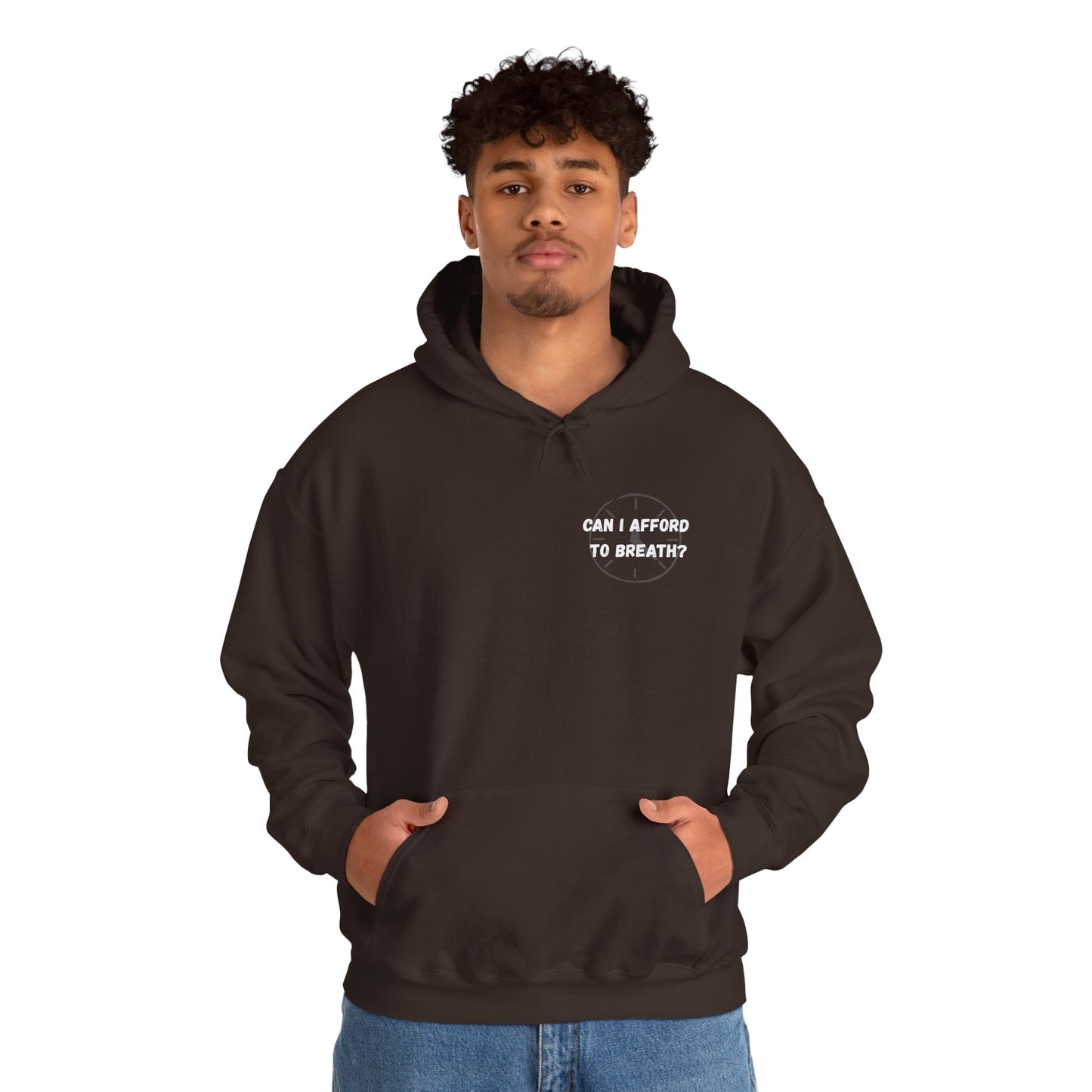 Can I Afford to Breath? Hoodie – Graphic Statement Pullover