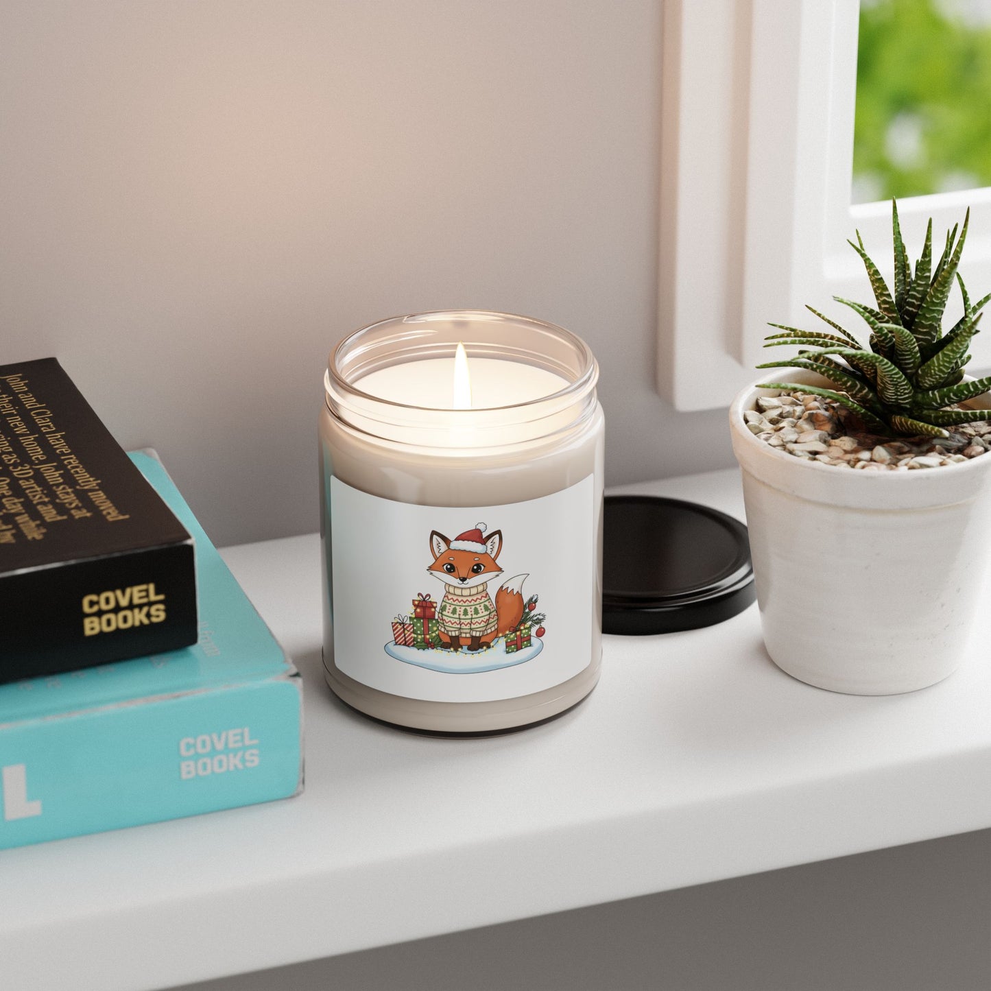 Cute Fox Scented Soy Candle — 9oz
