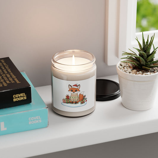 Cute Fox Scented Soy Candle — 9oz