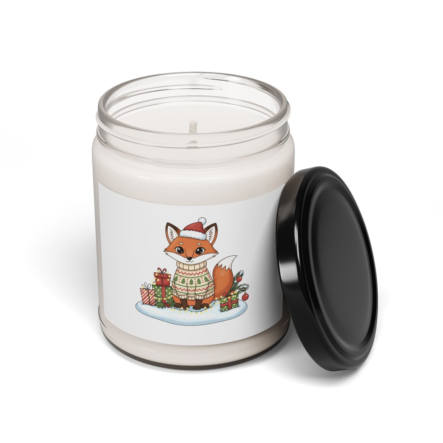 Cute Fox Scented Soy Candle — 9oz