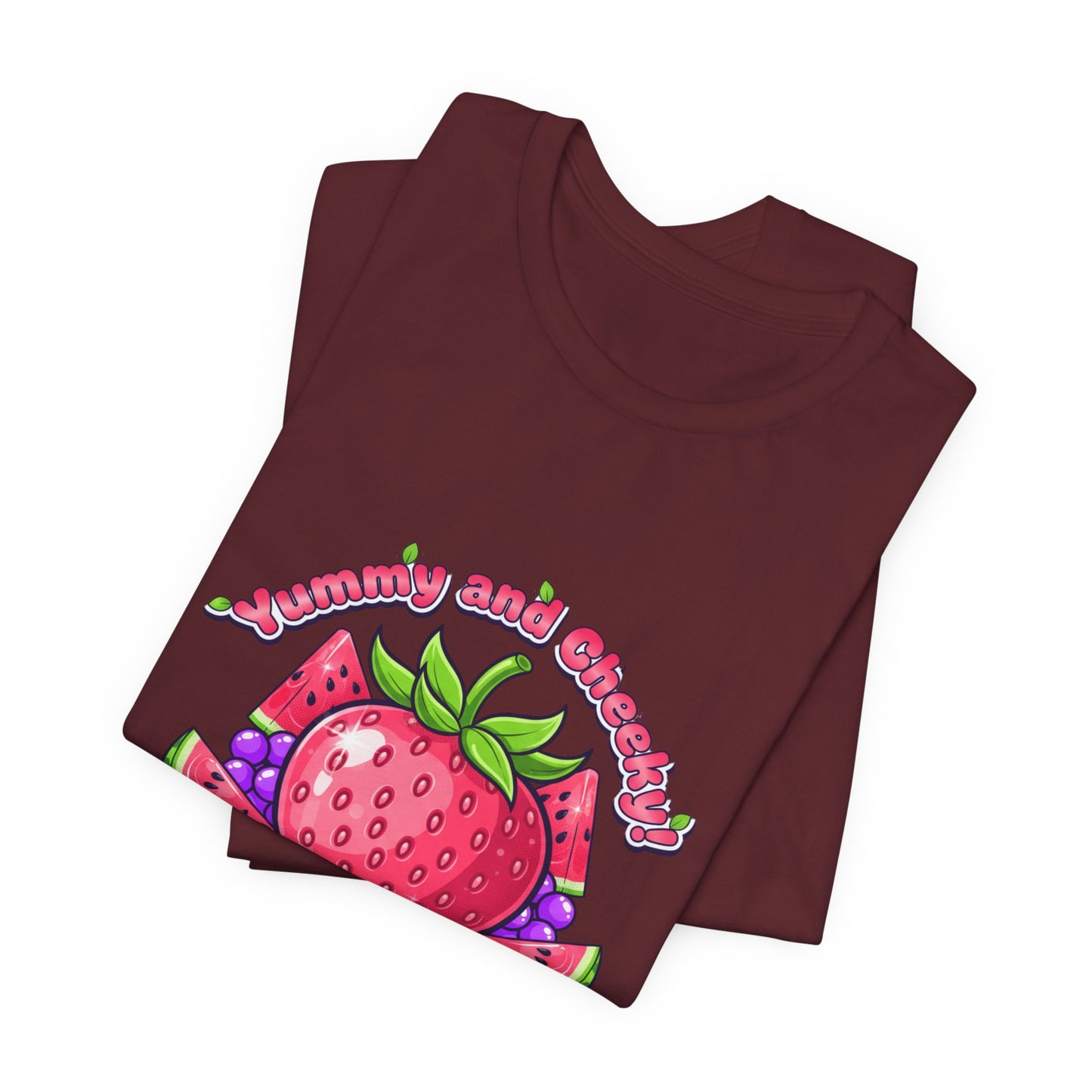 Fruit Lover T‑Shirt — "Strawberry and Grape" Cute Fruit Graphic Tee