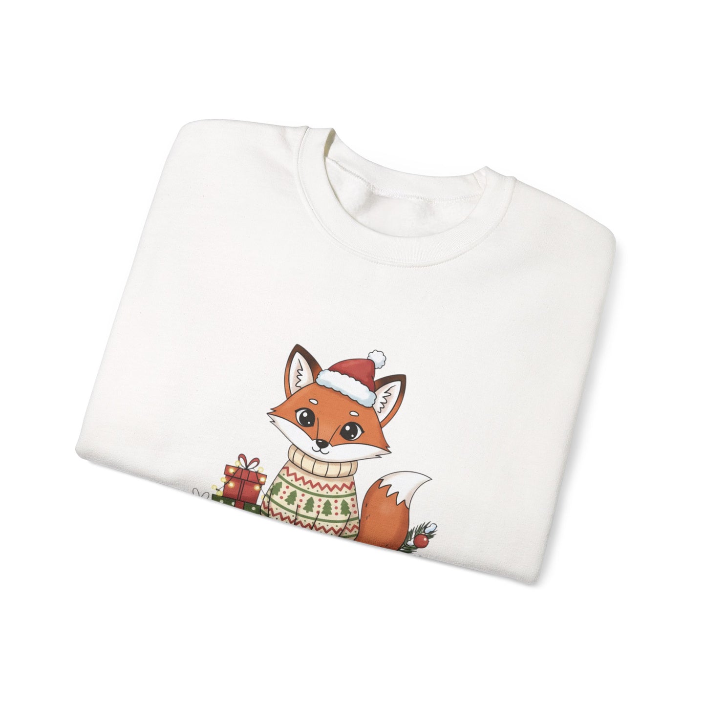 Cute Fox Crewneck Sweatshirt | Y2K Fruit Art, Candycore Gloss