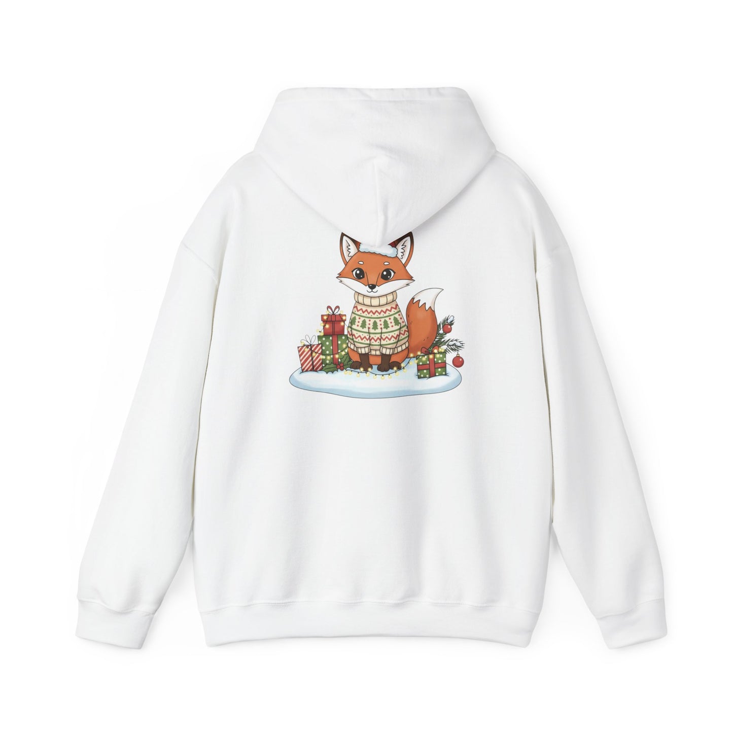 Glossy Candycore Strawberry Fox Hoodie | Y2K fruit art, 3D glossy print