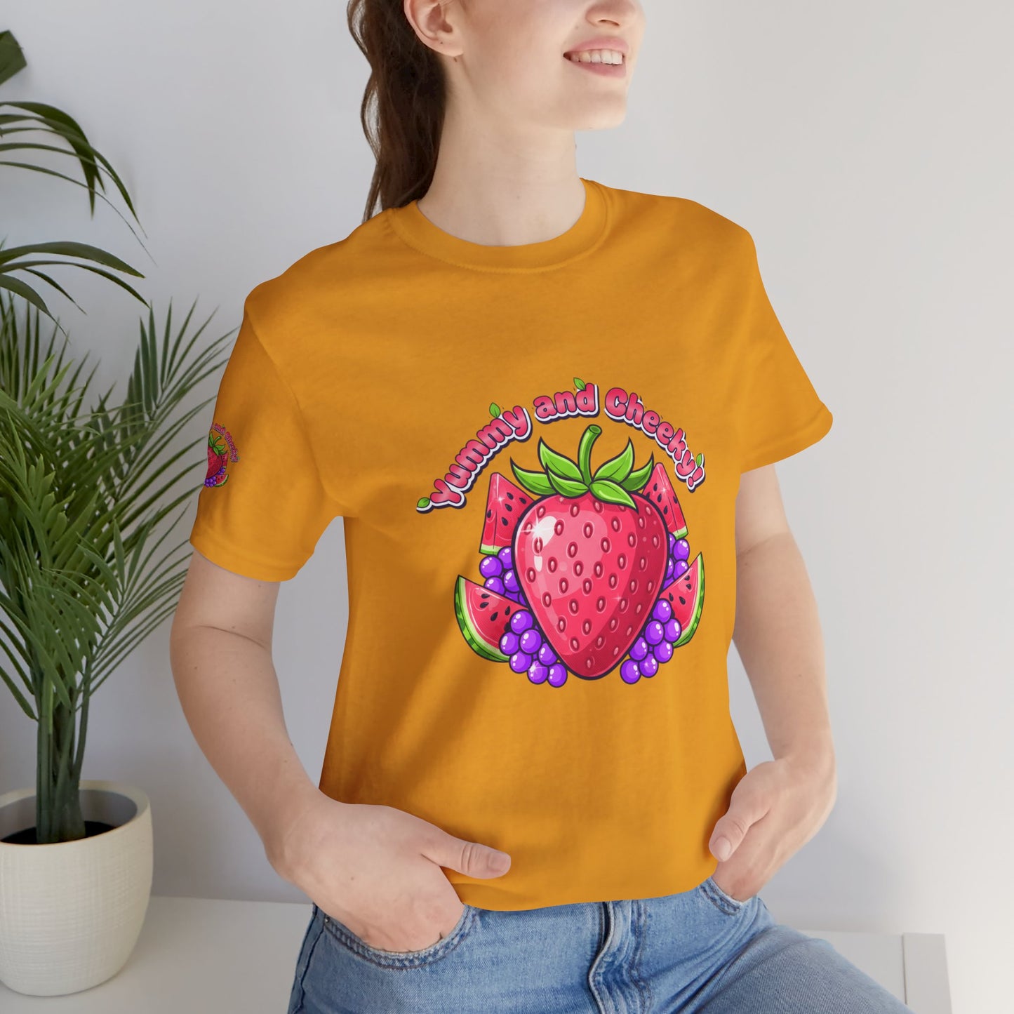 Fruit Lover T‑Shirt — "Strawberry and Grape" Cute Fruit Graphic Tee