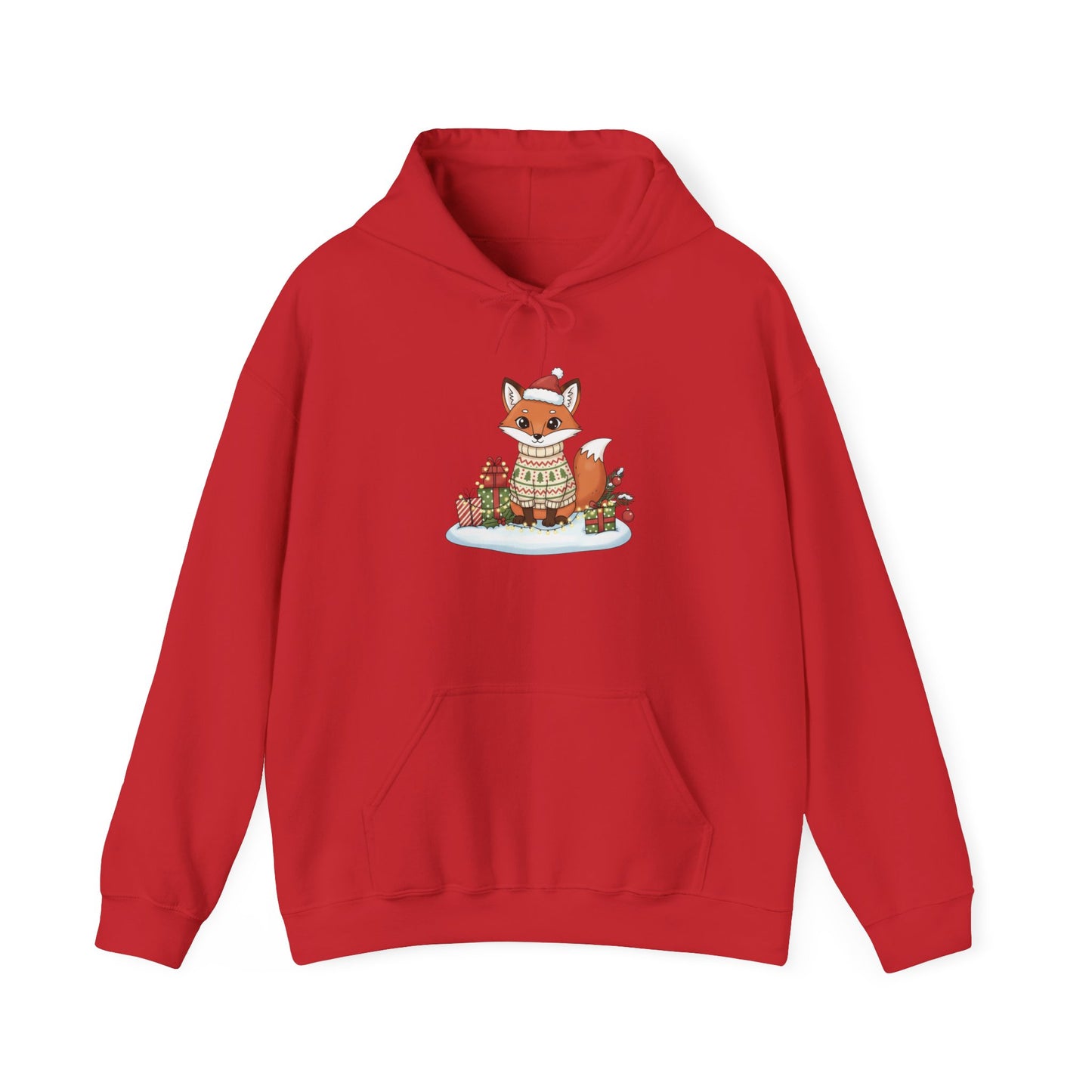 Glossy Candycore Strawberry Fox Hoodie | Y2K fruit art, 3D glossy print