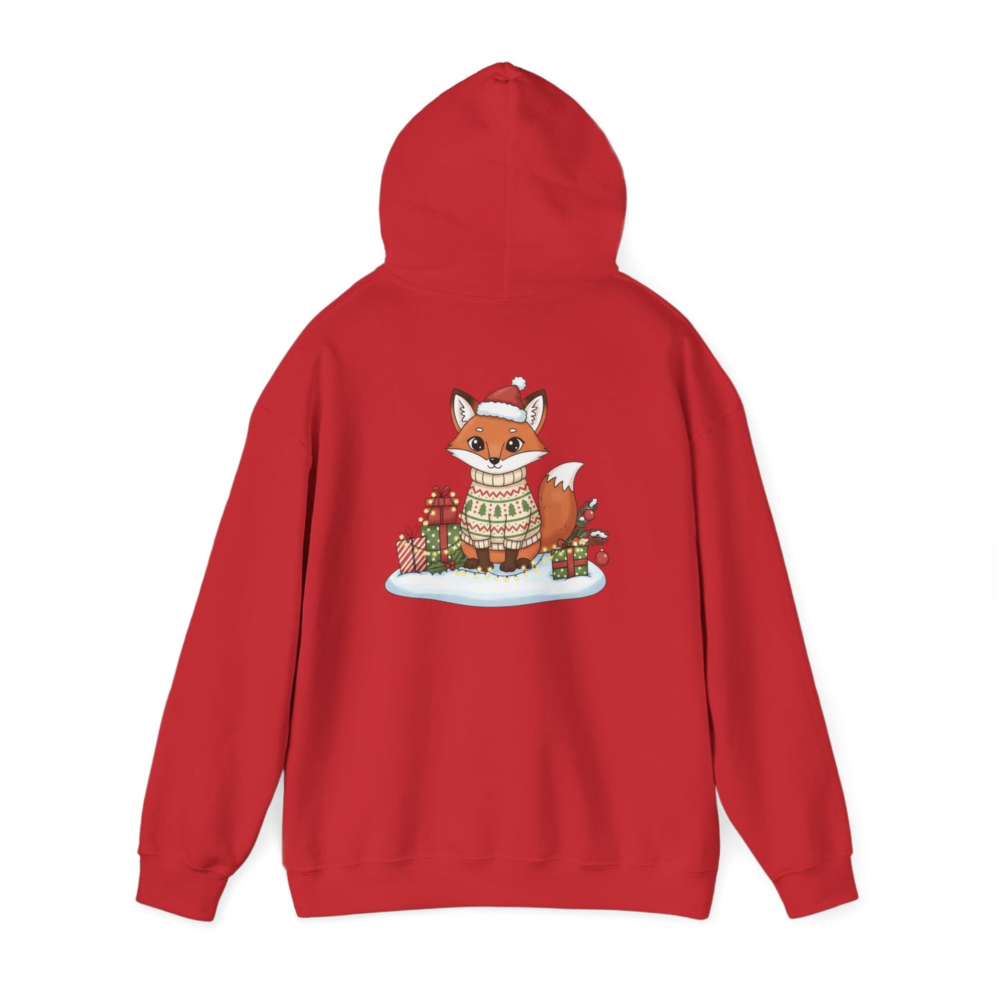Glossy Candycore Strawberry Fox Hoodie | Y2K fruit art, 3D glossy print