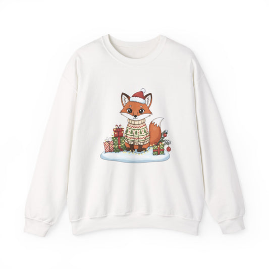 Cute Fox Crewneck Sweatshirt | Y2K Fruit Art, Candycore Gloss