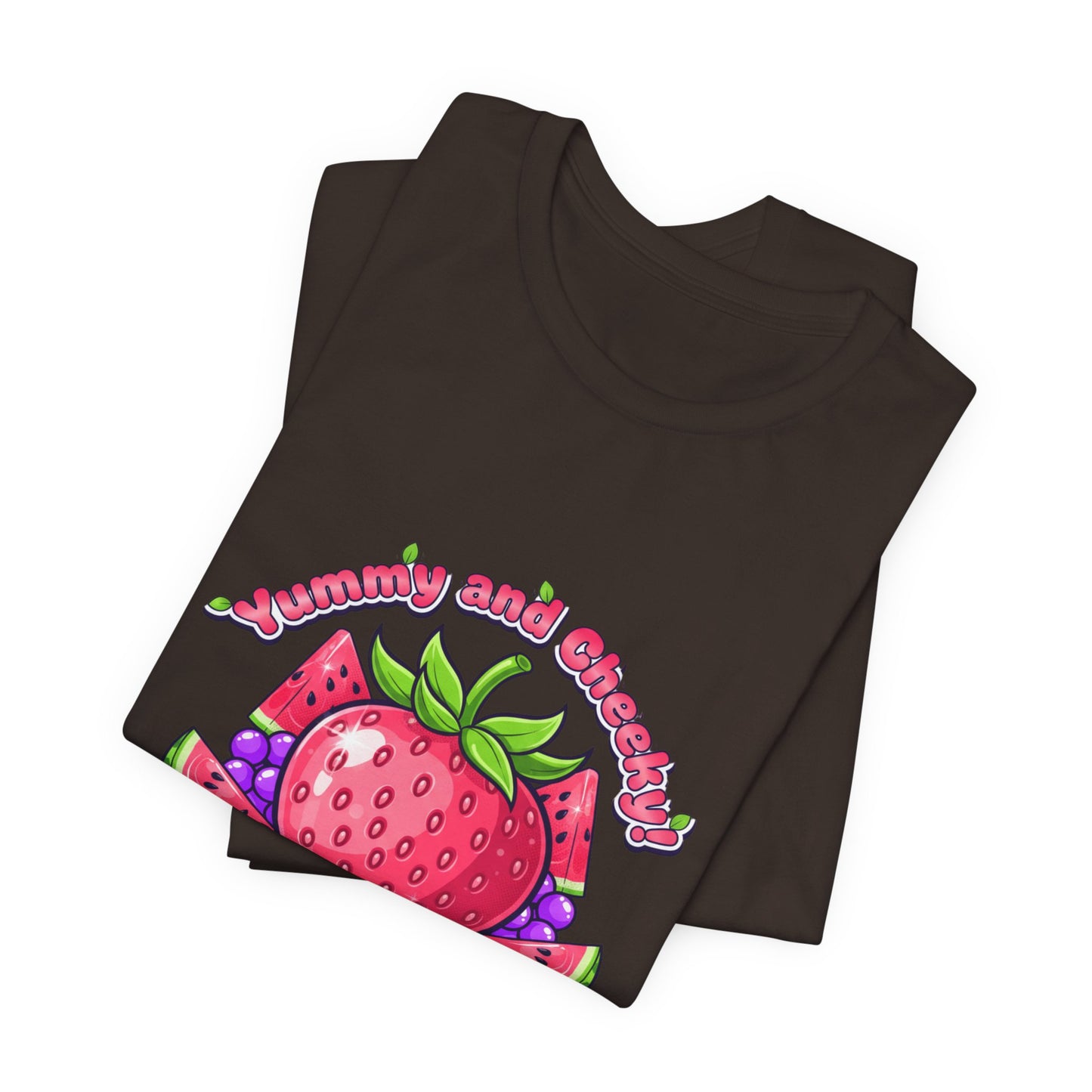 Fruit Lover T‑Shirt — "Strawberry and Grape" Cute Fruit Graphic Tee