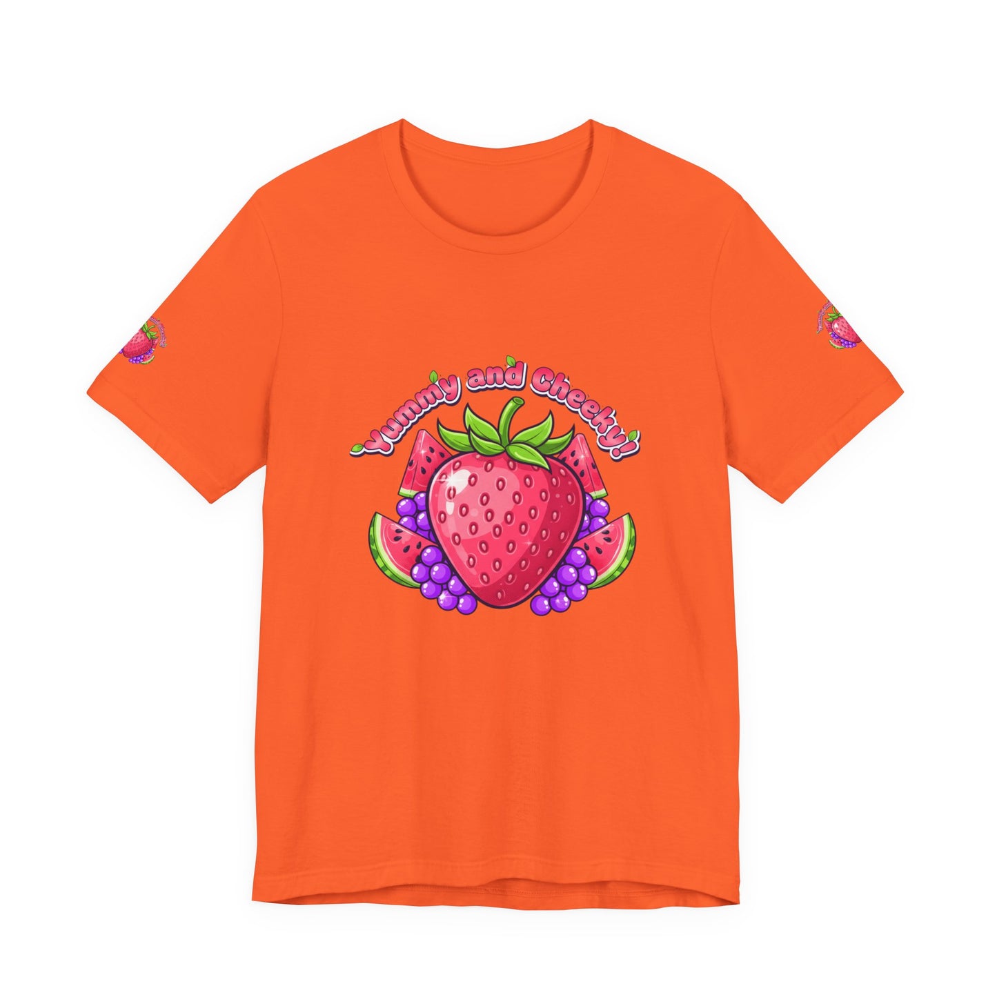 Fruit Lover T‑Shirt — "Strawberry and Grape" Cute Fruit Graphic Tee