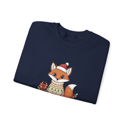 Cute Fox Crewneck Sweatshirt | Y2K Fruit Art, Candycore Gloss
