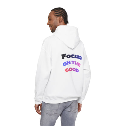 Focus on the Good Motivational Hoodie – Cozy Unisex Graphic Streetwear Sweatshirt for Everyday Wear