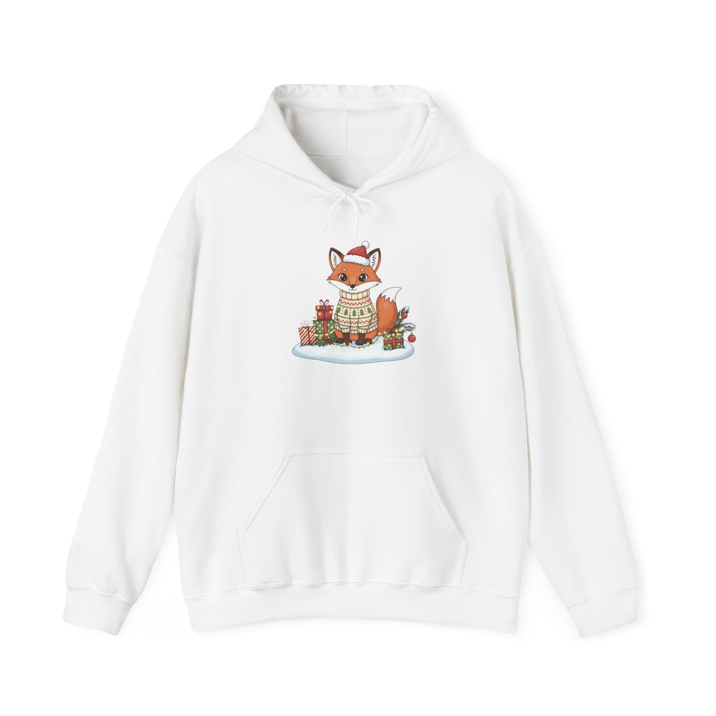 Glossy Candycore Strawberry Fox Hoodie | Y2K fruit art, 3D glossy print