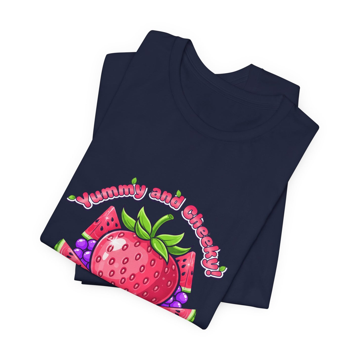Fruit Lover T‑Shirt — "Strawberry and Grape" Cute Fruit Graphic Tee
