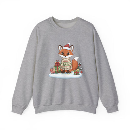 Cute Fox Crewneck Sweatshirt | Y2K Fruit Art, Candycore Gloss