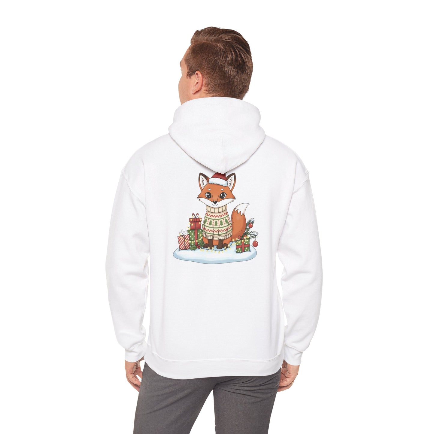 Glossy Candycore Strawberry Fox Hoodie | Y2K fruit art, 3D glossy print