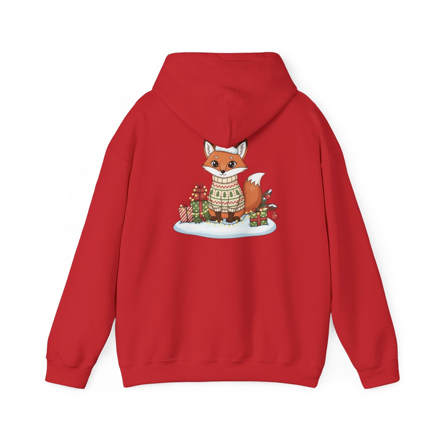 Glossy Candycore Strawberry Fox Hoodie | Y2K fruit art, 3D glossy print