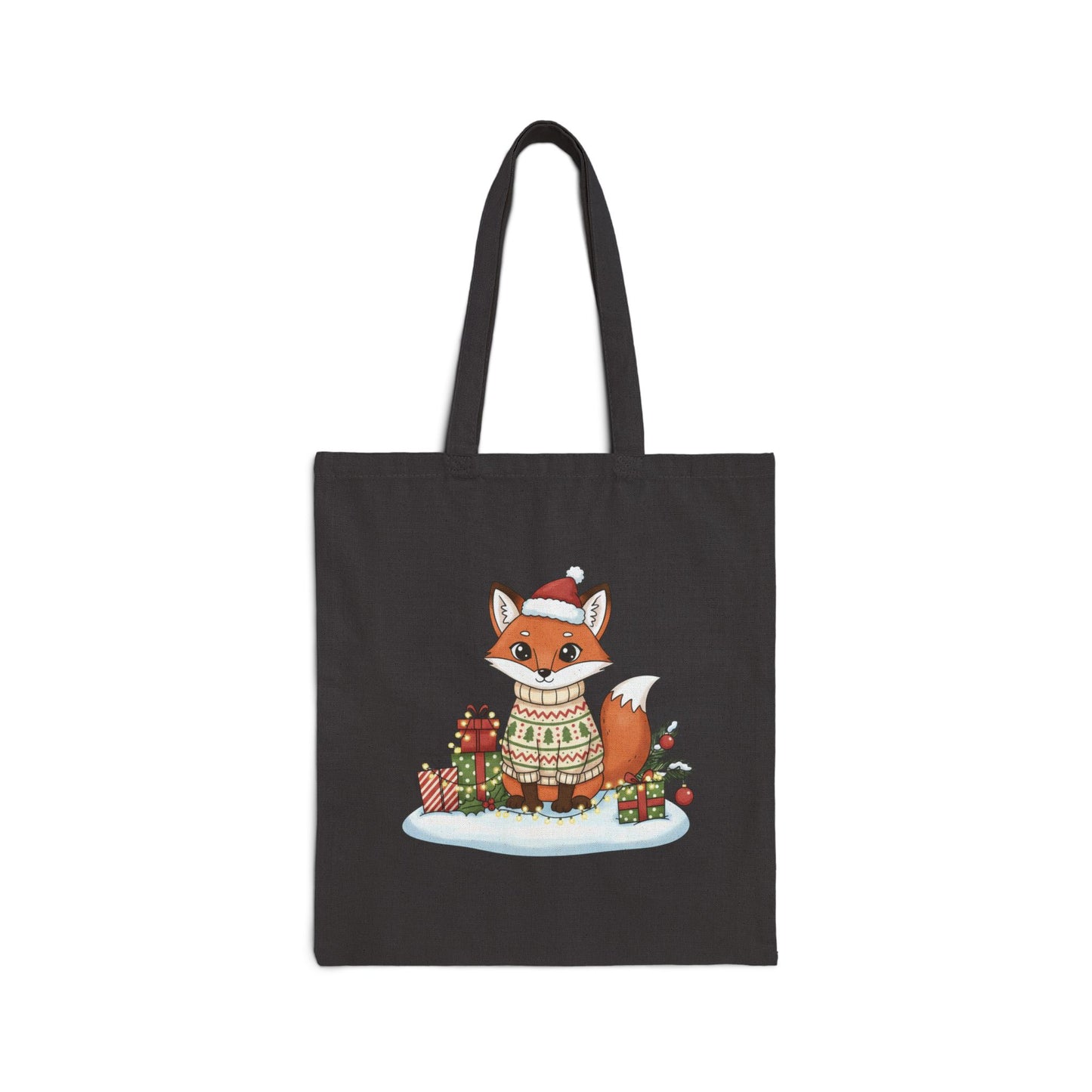 Glossy Strawberry Fox Tote | Y2K Fruit Art, Candycore 3D Print