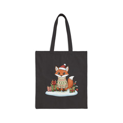 Glossy Strawberry Fox Tote | Y2K Fruit Art, Candycore 3D Print
