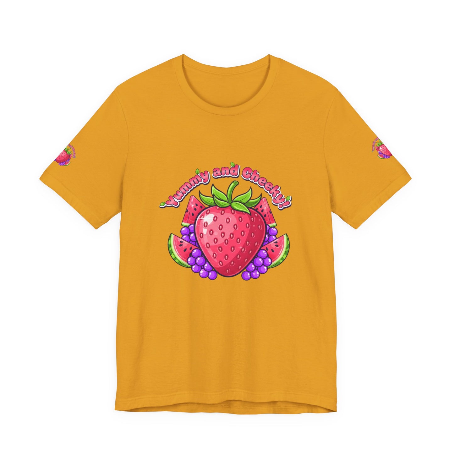 Fruit Lover T‑Shirt — "Strawberry and Grape" Cute Fruit Graphic Tee