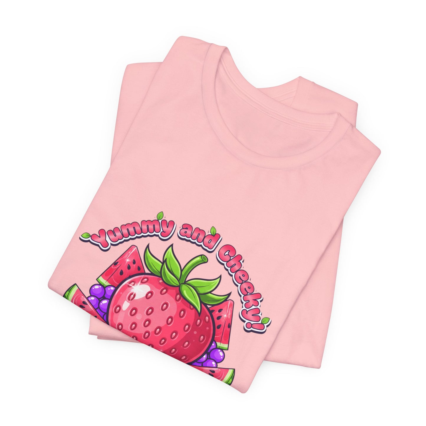 Fruit Lover T‑Shirt — "Strawberry and Grape" Cute Fruit Graphic Tee