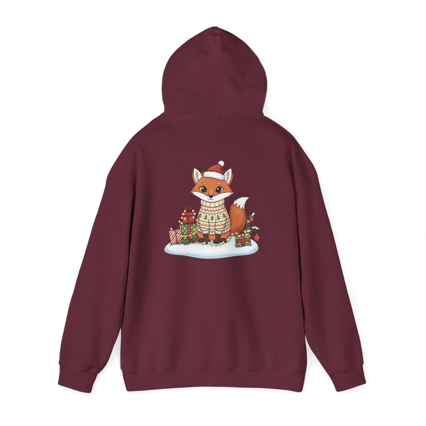 Glossy Candycore Strawberry Fox Hoodie | Y2K fruit art, 3D glossy print