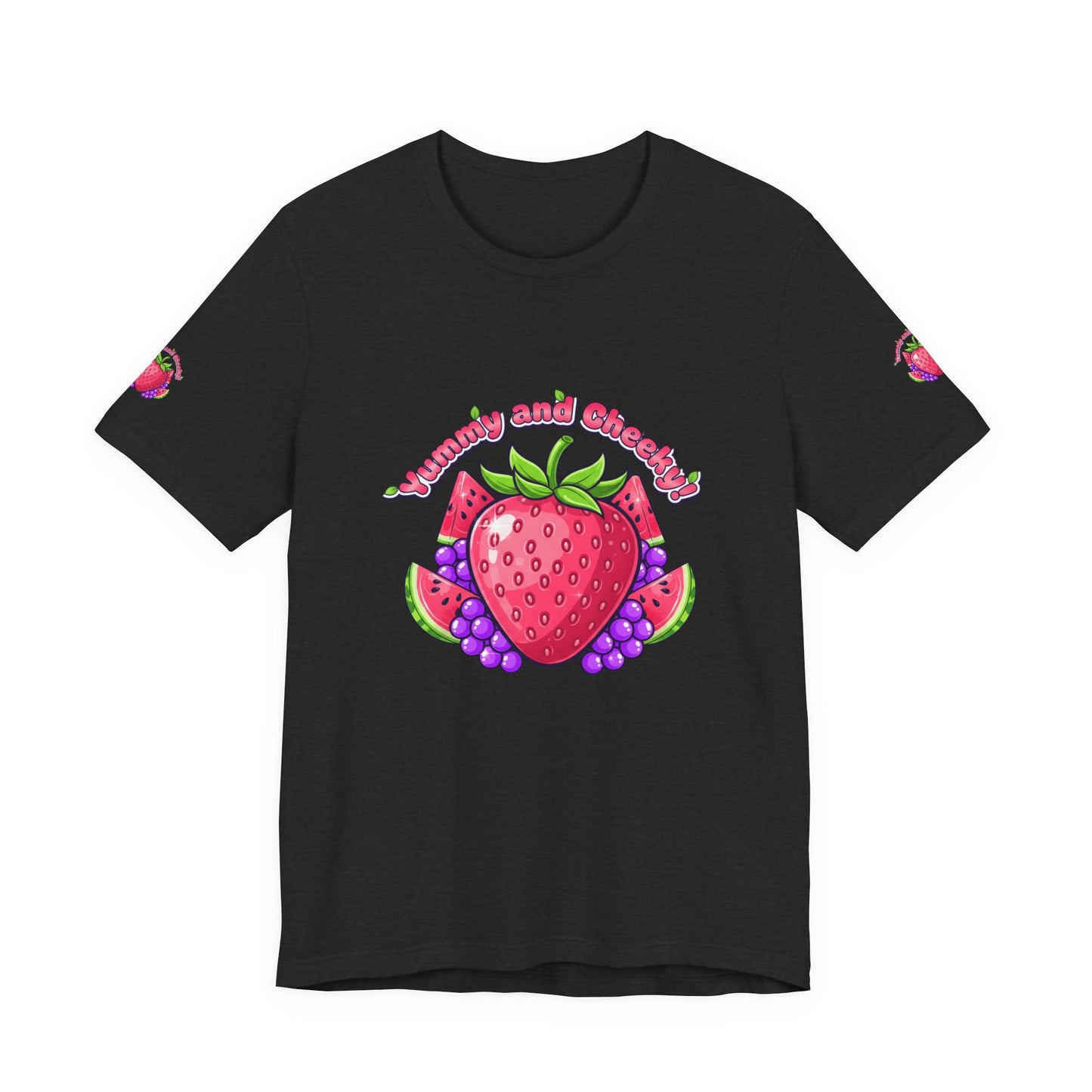 Fruit Lover T‑Shirt — "Strawberry and Grape" Cute Fruit Graphic Tee